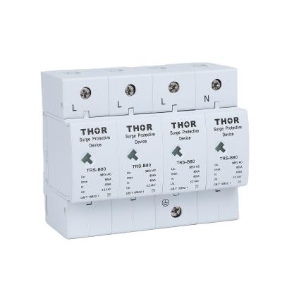 China 80-100KA High Power Surge Protective Device Surge Protector Power SPD TRS-B80/275 for sale