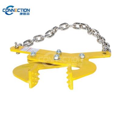 China Steel Heavy Duty 5000lb Capacity 5000lb Scissor Pallet Puller Dual Claw Gripper Tool Industrial Pallet Puller Steel for sale