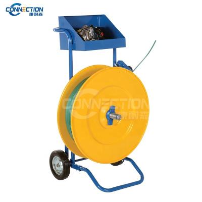 China Trolley Cart Steel Strapping Heavy Duty Poly Strapping Tools and Dispenser for sale