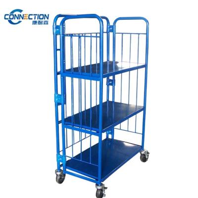 China Global Industrial Folding Storage Logistics Cart Truck 1200 Pounds Capacity For Sale for sale