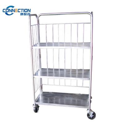 China Storage Customized Foldable Transport Roll Cage Cart for sale