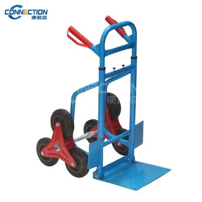 China Storage Six Wheel Trolley Stair Climber Mobile Hand Cart Transport for sale