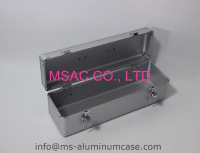 China Silver Empty Aluminum Equipment Cases , Custom Aluminium Tool Case for sale