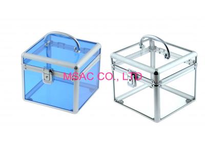 China Acrylic Transparent Cosmetic Cases Acrylic Cosmetic Cases With Small Size 180*170*160mm for sale