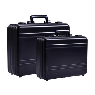 China MS-M-01 B anodizan la caja de herramienta de aluminio del agregado de la cartera de aluminio negra en venta