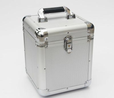 China 7'' LP 50 Aluminum Vinyl Carry Cases Vinyl Records Aluminum Storage Case Record Box for sale