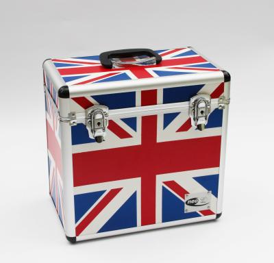 China LP 50pcs DVD Storage Case Aluminum Union Flag Tool Carrying Case for sale