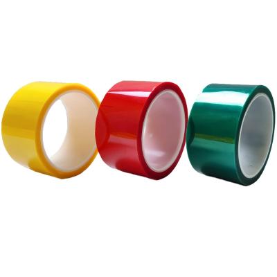 China PCB SMT Seam seal Heat transfer Sublimation Powder coating High Temperature Silicone Green Polyester Tape zu verkaufen