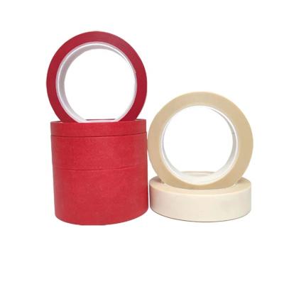 Cina Red composite paper tape writeable the paper circuit board painting masking high temperature tape in vendita