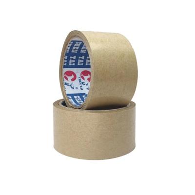 Κίνα Free Sample Easy-Tear Brown Kraft Paper Packaging Tape Adhesive Natural Rubber Carton Sealing προς πώληση