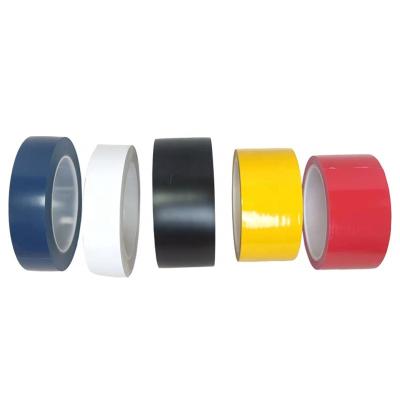 China Factory Direct Supply Free Sample 50mm*33m Black & Yellow Striped Hazard Warning PVC Floor Marking Tape for sale