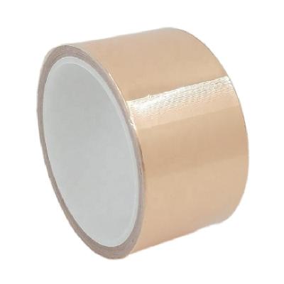 China Conductive Adhesive copper Foil tape for Guitar and EMI Shielding, Slug Repellent, Crafts, Electrical Repair Te koop