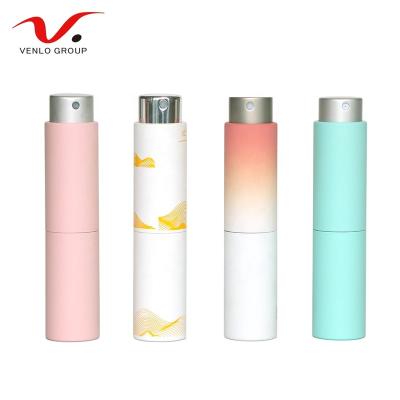 China Can Be DIY Customized Color Twist Up Aluminum Perfume Atomizer for sale