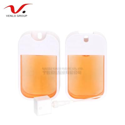 China New Screw Design Mobile Phone Shaped Credit Card Perfume Mist Spray Plastic Pocket Bottle For Hand Sanitizer Sprayer for sale