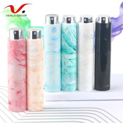 China Mini Travel Size Empty Perfume Sprayer Quick Refillable Marble Pattern Portable Personal Care Delivery Spray Bottle For Women&Men for sale