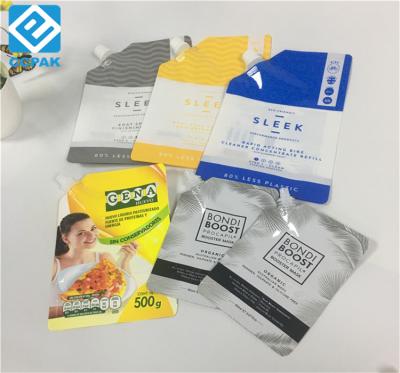 China Leak Proof Recycle Food Grade Doypack Spout Pouch Juice Packaging Spout Bag Drink Packaging Spout Pouch for sale