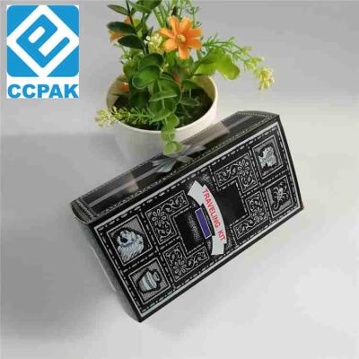 China Disposable Good Quality Custom Printed Black Collapsible Paper Cosmetic/Soap/Food Cardboard Packaging Box Packaging Paper /Gift Display Box for sale