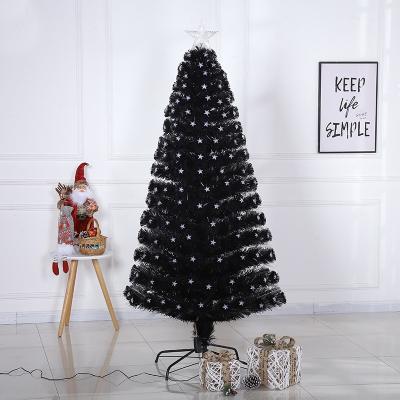 China Mixed 180cm Christmas Leaf Christmas Decoration Tree With Warm White LED Lights Outdoor Luxury Christmas Tree for sale