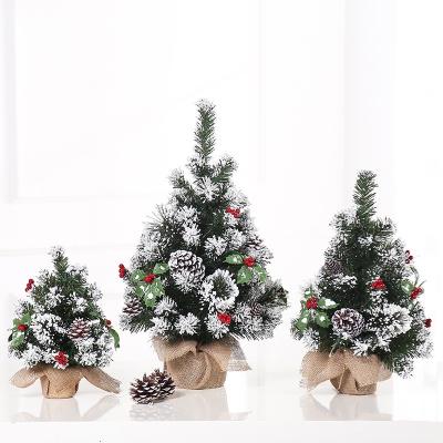 China Factory Wholesale High Quality Realistic Artificial Trees Mini Christmas Decoration Christmas Tree for sale