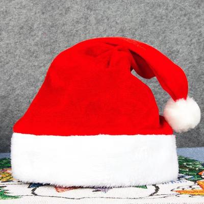 China Decorate Wholesale Merry Christmas Santa Kid Hat Felt Claus Hats Supplies High Quality for sale