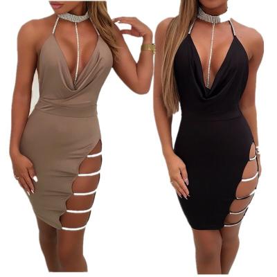 China Strap Top Cavity Blazer Bachelor Party Supplies Designer Breathable Top Selling Hanging Neck Tube T-shirt Short One Piece Dress for sale