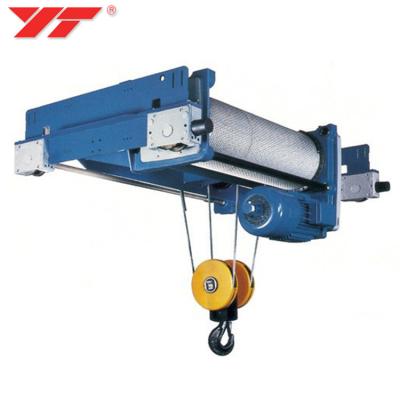 China Workshop/factory/port china manufacturers double girder trolley electric hoist sungdo, 15 feet lift three phase electric hoist winch 5t for sale