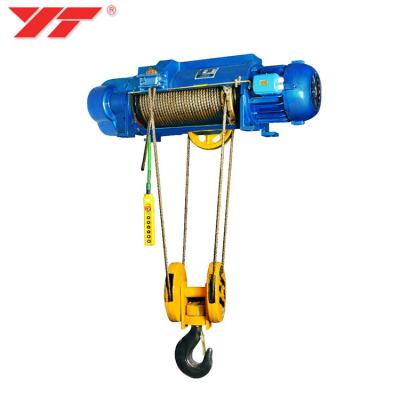 China Building Material Stores China Supplier Double Rail Electric Wire Rope Hoist for sale