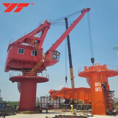 China Other China Manufacturer High Quality Ship Unloading Stationary Portal Jib Crane for sale