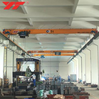 China Deck Crane Workshop Use Stainless Steel 2 Tons 20 Ton Monorail Trolley Hoist Crane for sale