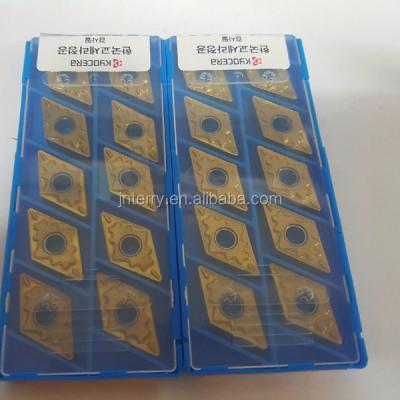 China Internal External Turning Inserts Kyocera Tungsten Carbide Knife For Lathe Tool DNMG150408 HQ PV720 for sale