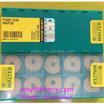 China Walter Nose Radius Insert Internal External Rotating Inserts for P3201-D25 WAP35 CNC Cutting Tool for sale