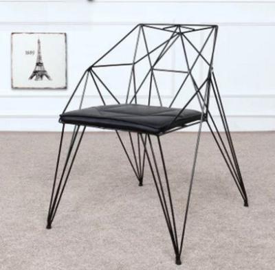 China Other Geometric Sturdy Metal Chair Cube Decor Premium Style Metal Seat Free Installation Car Seat for sale