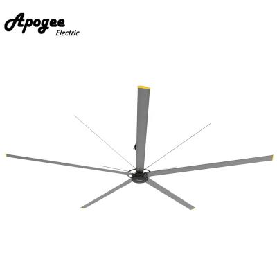 China Industrial large size hotel apogee hvls ceiling fan for garage for sale