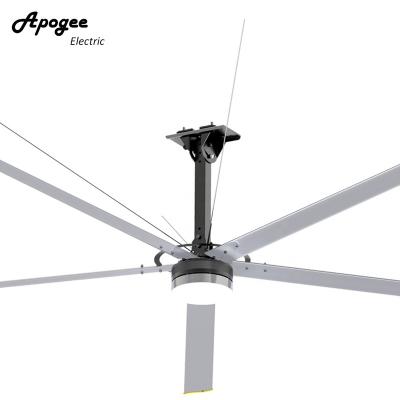 China Hotels wholesale large 24FT commercial LED hvls ceiling fan for sale