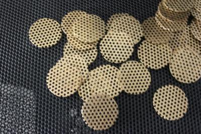 China Durable SS Carbon Steel Perforated Metal Mesh Plastic / Metal Film Filter Disc for sale