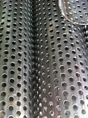 China SS Perforated Metal Mesh Filter Tubes / Welded Steel Tubing 0.5mm - 50mm Thickness for sale