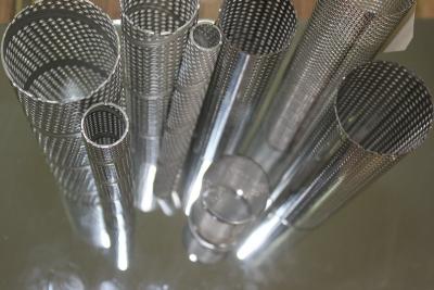 China small diameter SS perforated steel tube With Micron Hollow Hole 0.84mm Φ for sale