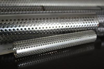 China Galvanized Perforated Metal Mesh Tube Round Wire Mesh Tubes 0.2mm - 3mm Thichness for sale