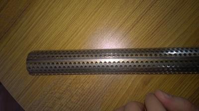 China Aluminum / Stainless Steel 304 Straight Perforated Metal Tube For Industry for sale