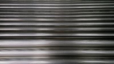 China Standard Mild Steel / Aluminum Alloy Perforated Metal Tube 1.37 - 1.65mm for sale