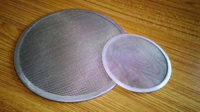 China SS316 Filter Element Filter Disc Wire Mesh Screen With Material Edge for sale