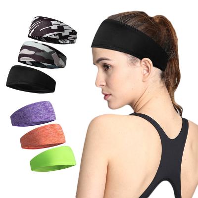 China Factory Price Solid Color Yoga Sports Tight Favorable Running Headbands Directly for sale