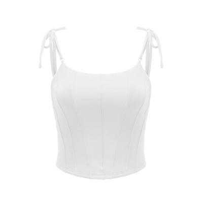 China Women Breathable Short Seamless Moisture Vest Sports Wicking Vest Breathable Sports for sale