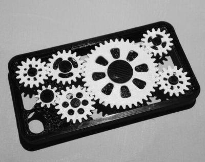 China Steel 3D Printing Cell Phone Case With 3D Printing Plastic Gears for sale