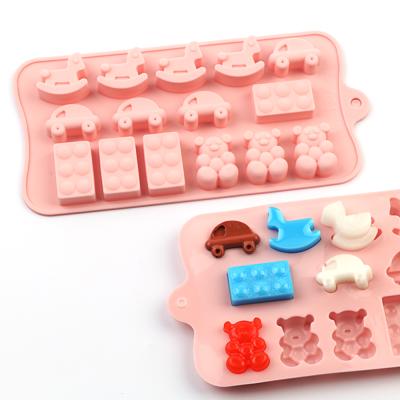 China Custom ABS/PC/PP/Acetal/Acetron NS/Acrylic/Celcon/CPVC/Cycolca/Fluorosint Silicone Rubber Molded Small Cube Tray Silicone Cake Mold Ice Cube Tray Silicone Mold For Ice for sale