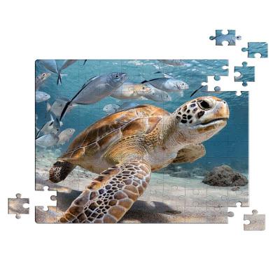 China Educational Toy Sealife Turtle Designs 3d Lenticular Jigsaw Puzzle 3D Lenticular Holographic Puzzle for Kids for sale