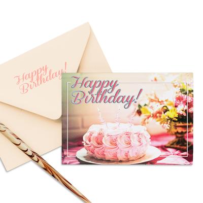 China Europe latest designed birthday greeting card for friends happy birthday greeting card for sale