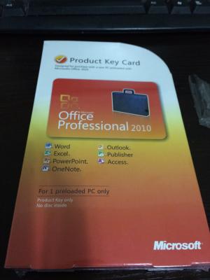 China Microsoft Office 2010 professional key phone activated for sale