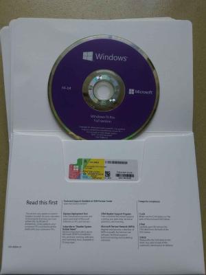 China Computer Utility Windows 10 Professional OEM 64bit DVD Software, full Box package for sale