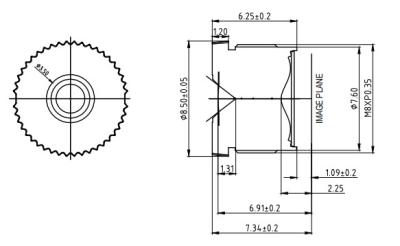 Cina obiettivo automobilistico di 4.4mm di 1/2.7